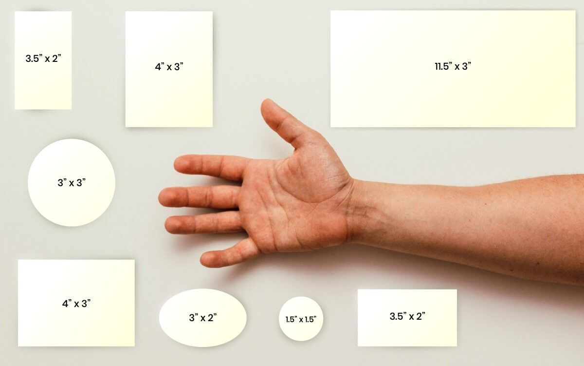 kích thước in decal